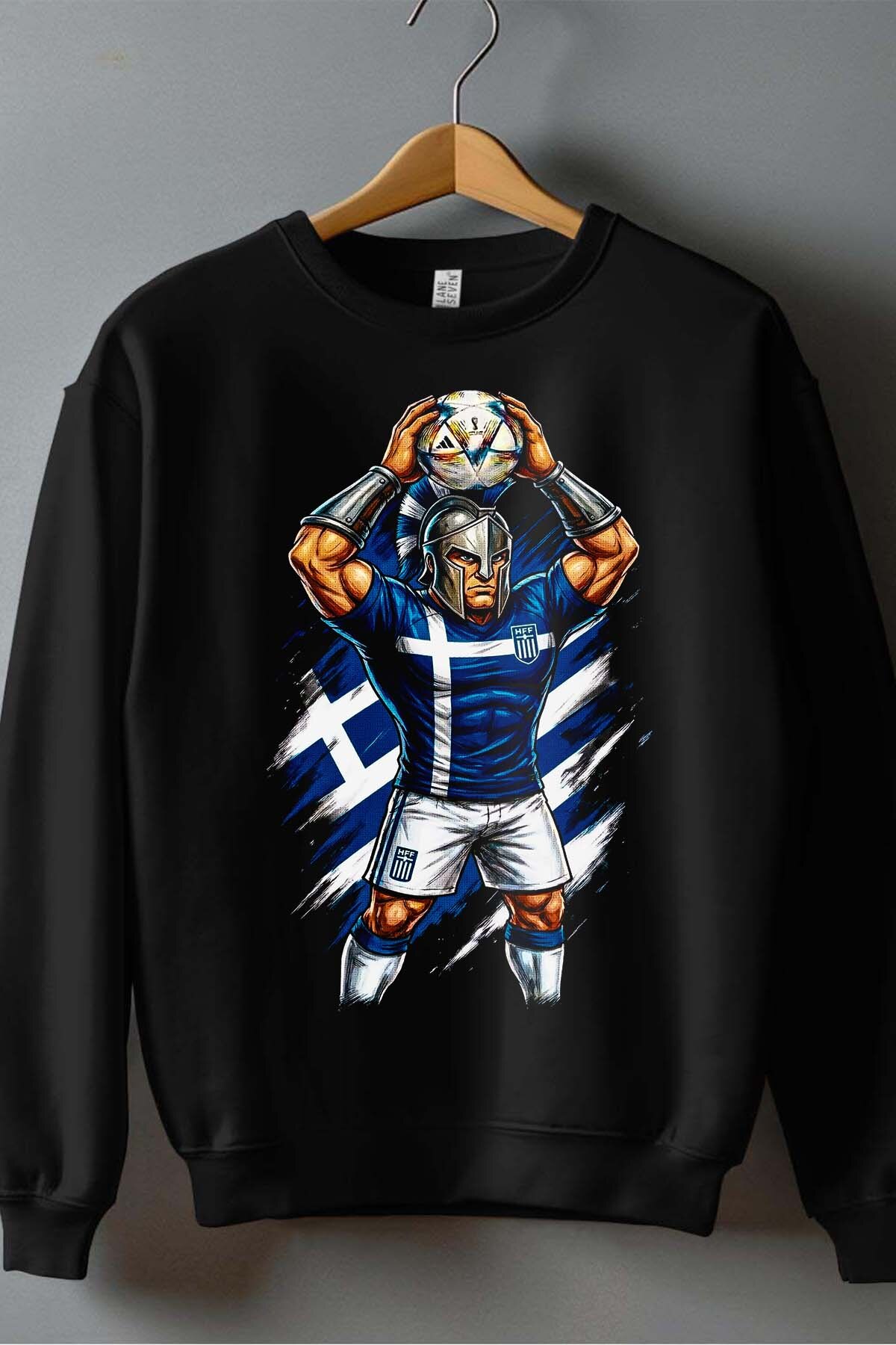 Großhändler I.A.L.D FRANCE - Grecia 1 Maskottchen - Rundhals-Sweatshirt Herren