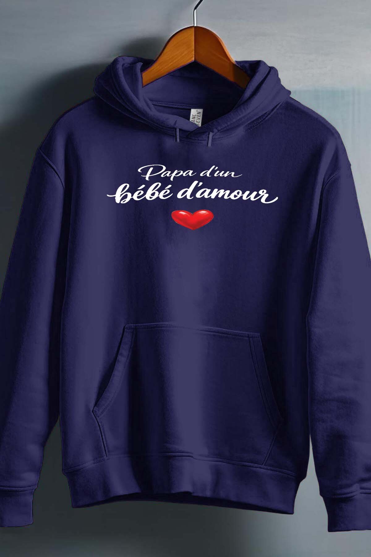 Wholesaler I.A.L.D FRANCE - Papa 2 bebe damour - Hooded sweatshirt Man