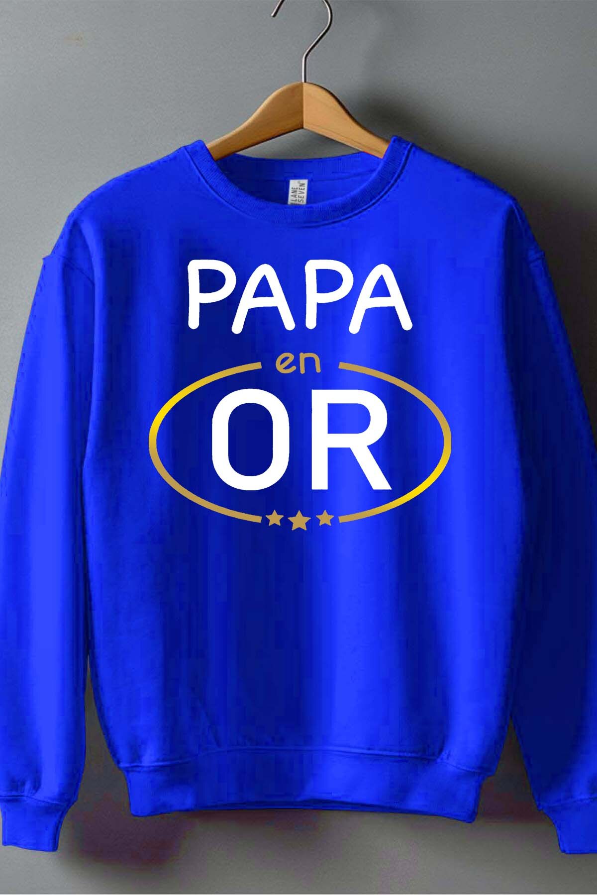 Wholesaler I.A.L.D FRANCE - Papa en or - Crewneck sweatshirt Man