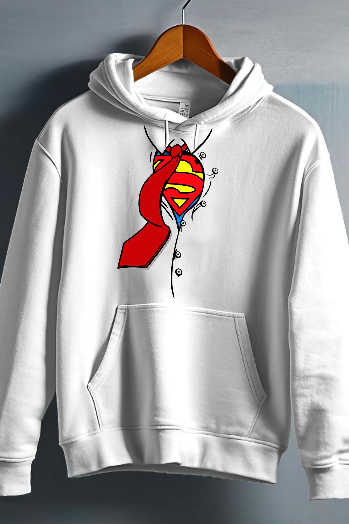 Grossiste I.A.L.D FRANCE - Superman EV - Sweat Capuche Homme