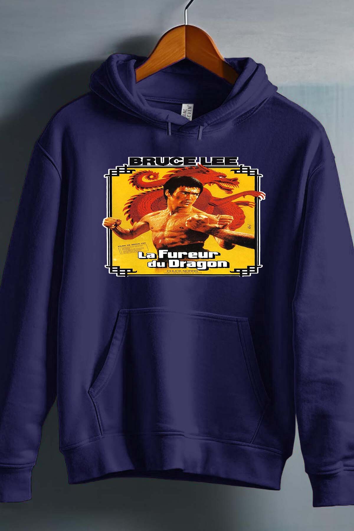 Grossiste I.A.L.D FRANCE - Dragon Spirit bruc lee - Sweat Capuche Homme