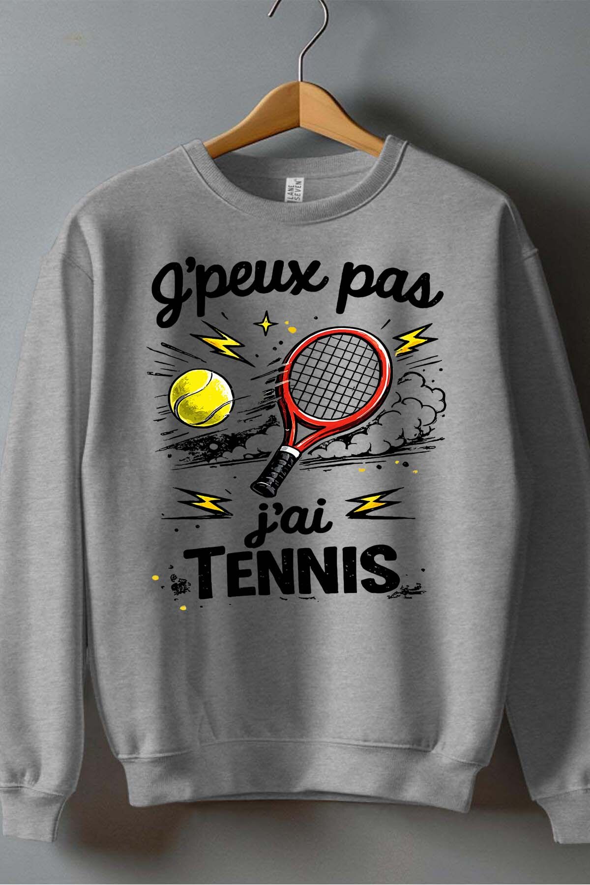 Großhändler I.A.L.D FRANCE - Kann nicht... Tennis-Stil - Rundhals-Sweatshirt Herren