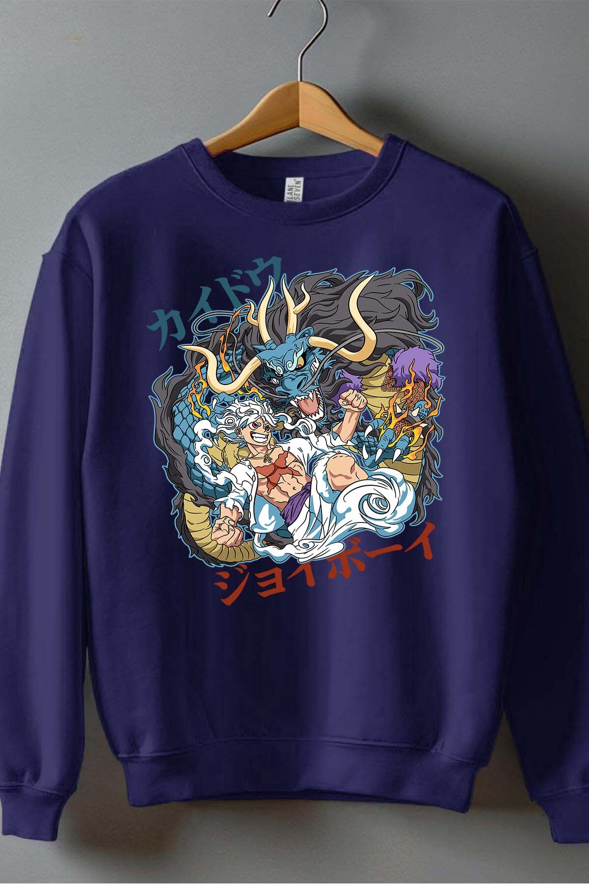 Grossiste I.A.L.D FRANCE - Lufy dragon legcy - Sweat Col Rond Homme