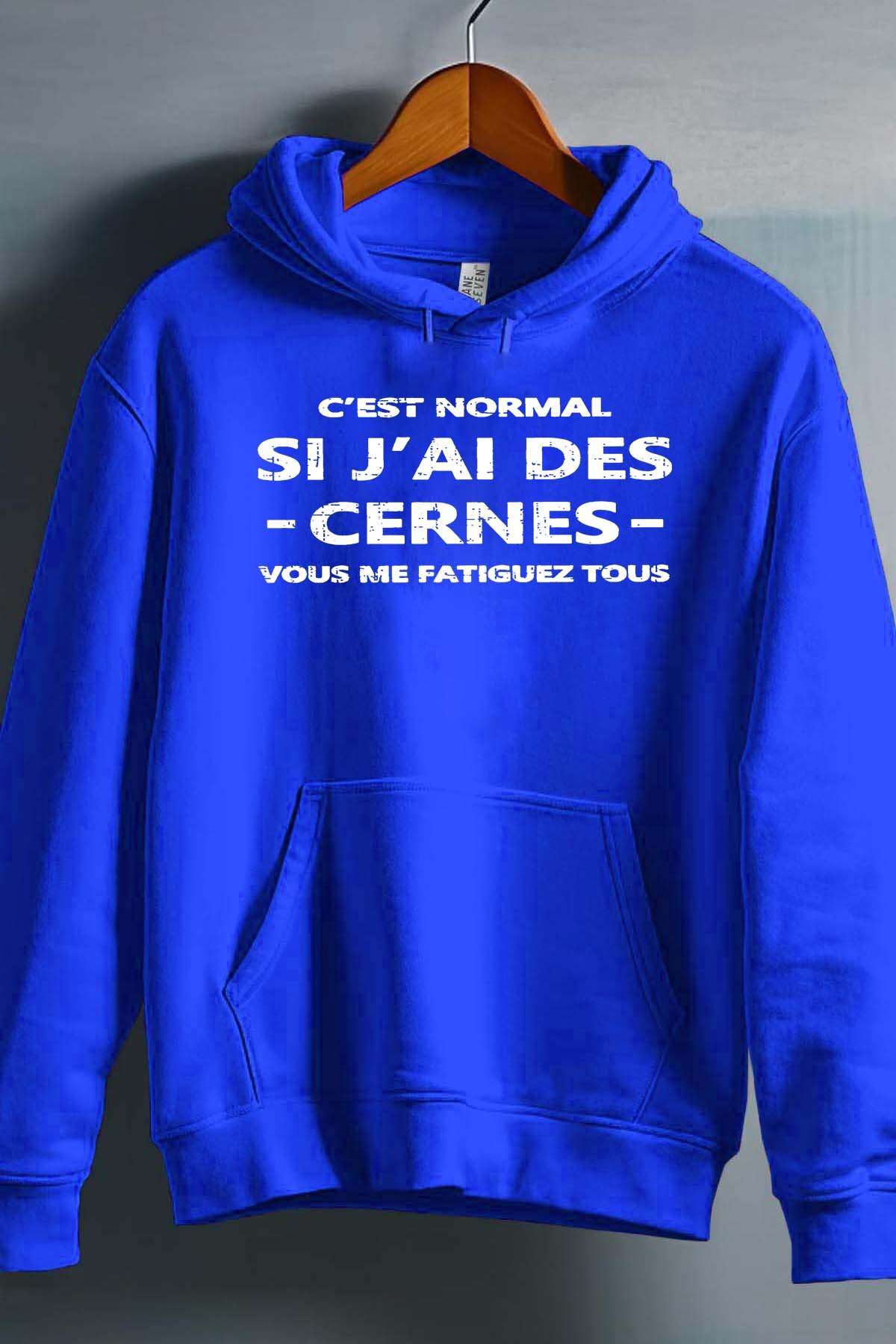 Grossista I.A.L.D FRANCE - Cerne Fatiguez - Felpa con cappuccio Uomo