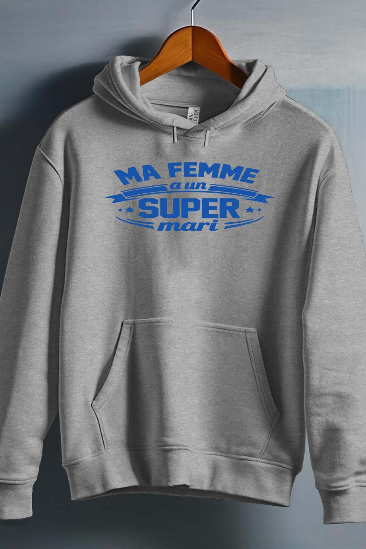 Wholesaler I.A.L.D FRANCE - Ma femme super mari - Hooded sweatshirt Man