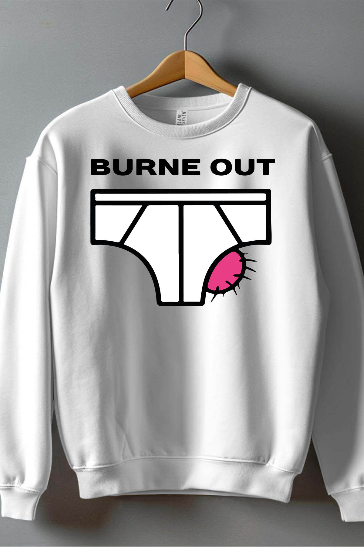 Mayorista I.A.L.D FRANCE - Burnhe Out - sudadera de cuello redondo para hombres