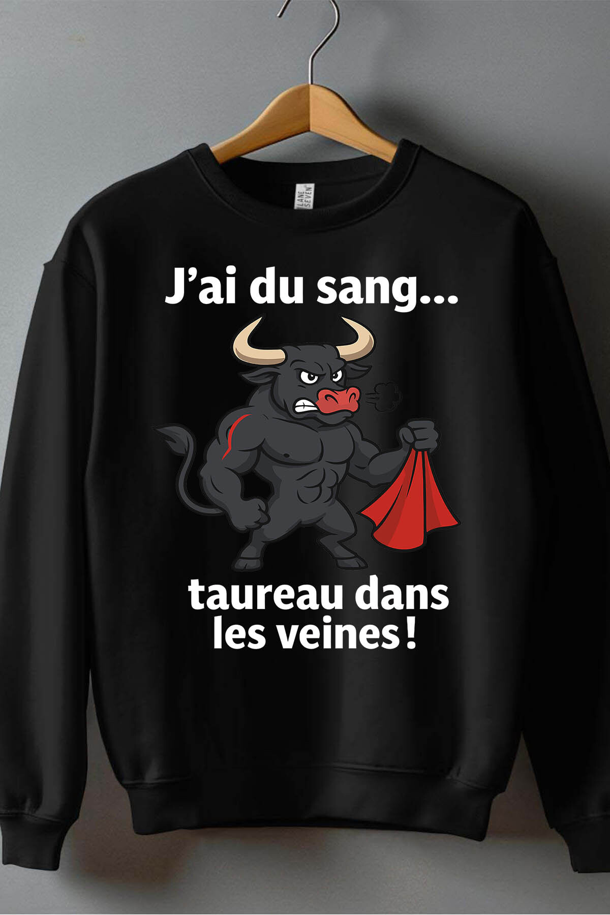 Wholesaler I.A.L.D FRANCE - sang taureau - Crewneck sweatshirt Man