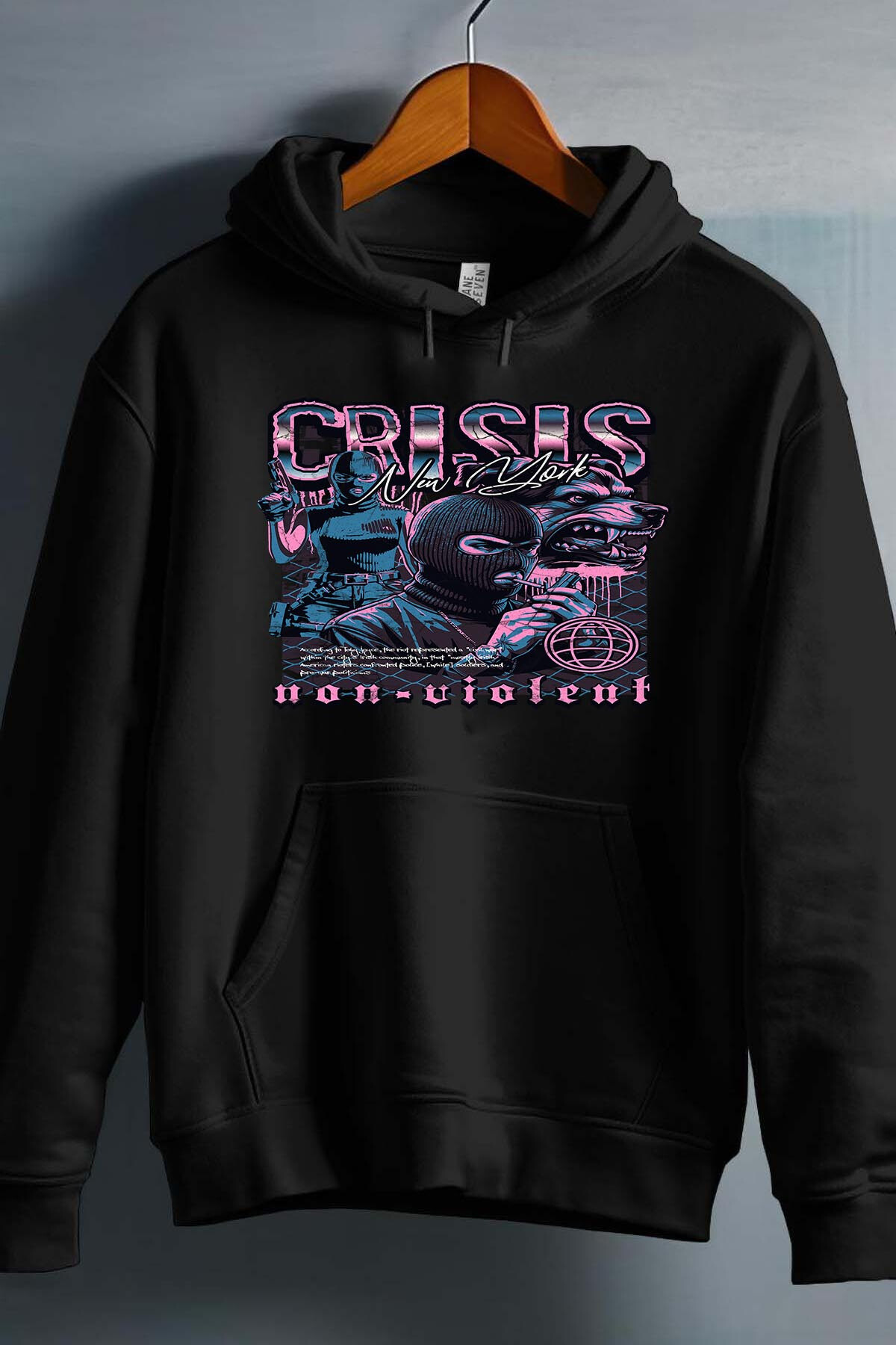 Wholesaler I.A.L.D FRANCE - New York Crisis - Hooded sweatshirt Man