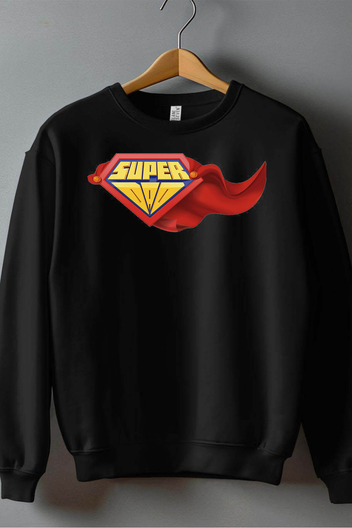 Grossiste I.A.L.D FRANCE - super dad  - Sweat Col Rond Homme