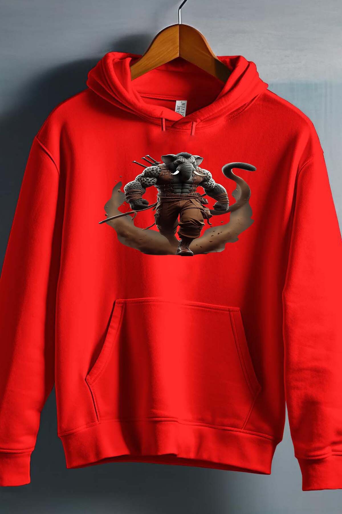 Grossista I.A.L.D FRANCE - Mutant Elephan - Felpa con cappuccio Uomo