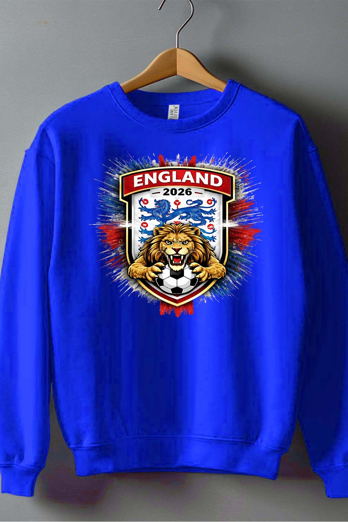 Großhändler I.A.L.D FRANCE - Patch England - Herren-Crewneck-Sweatshirt