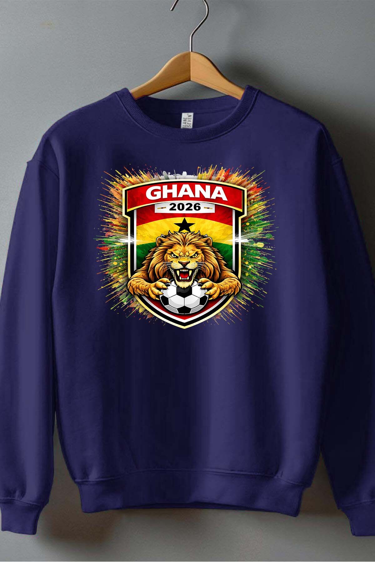 Grossista I.A.L.D FRANCE - Patch Ghana - Felpa girocollo uomo