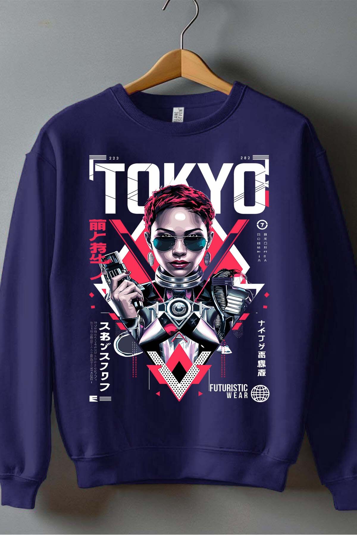 Grossiste I.A.L.D FRANCE - tokyo futuris - Sweat Col Rond Homme