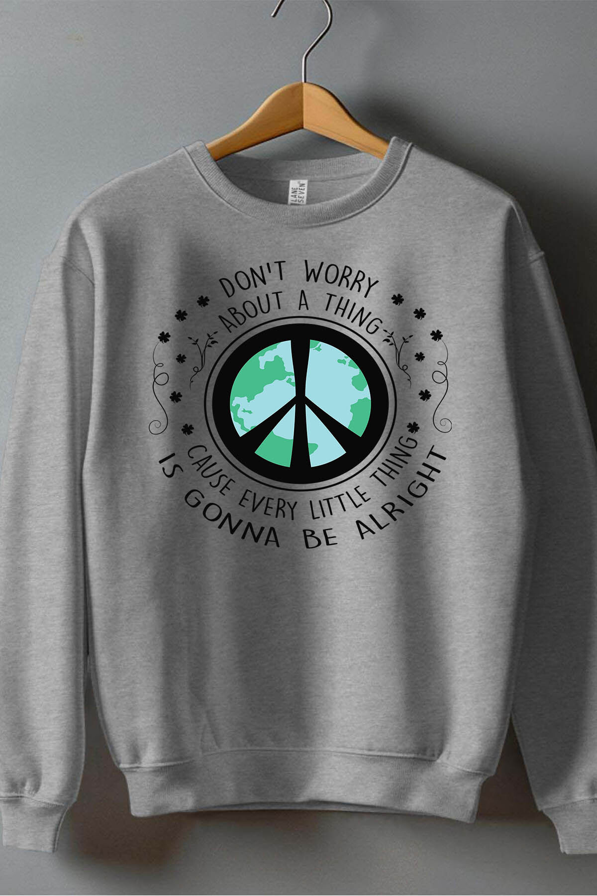 Wholesaler I.A.L.D FRANCE - Peace worry - Crewneck sweatshirt Man