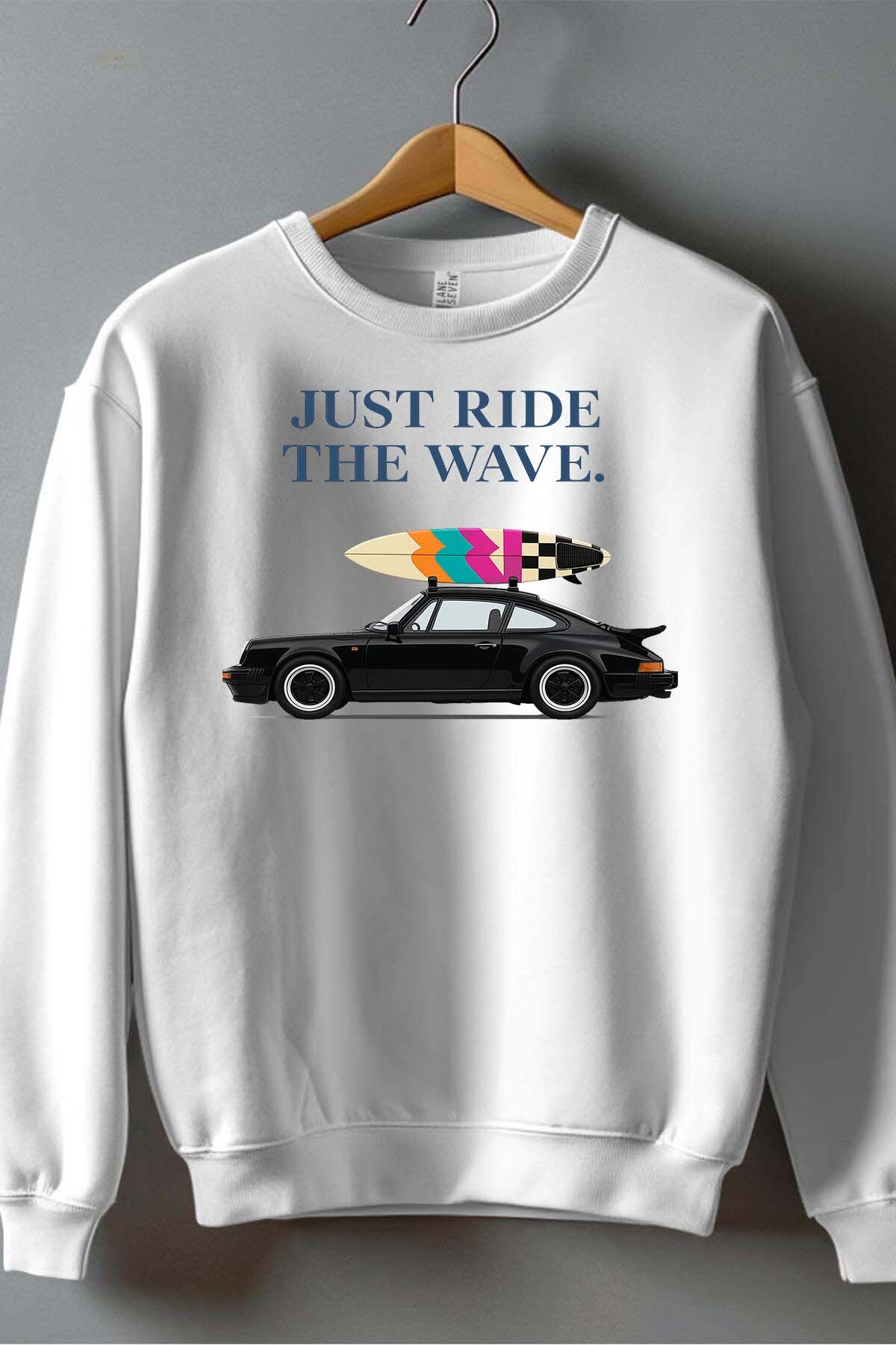 Grossiste I.A.L.D FRANCE - Car Ride Wave - Sweat Col Rond Homme