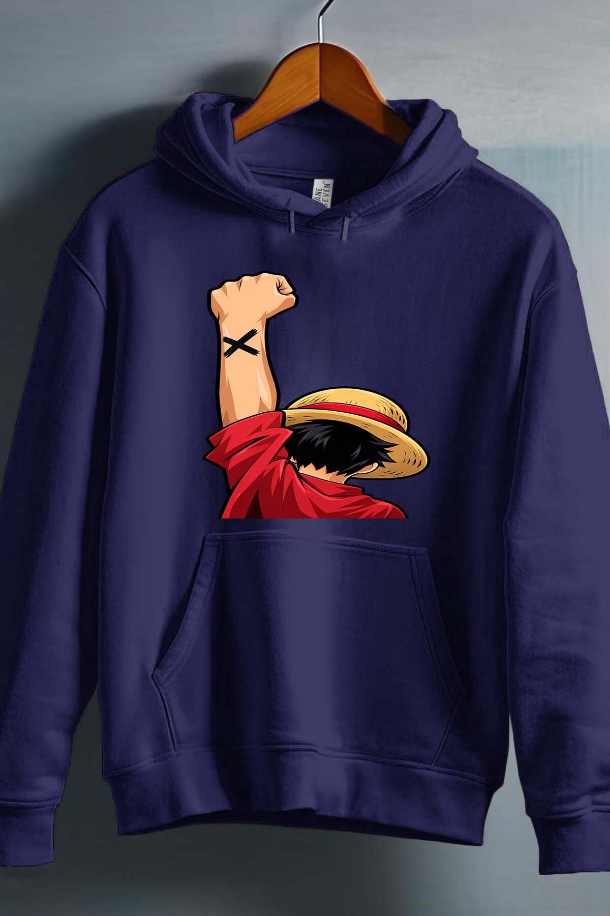 Grossista I.A.L.D FRANCE - YES luffy - Felpa con cappuccio Uomo