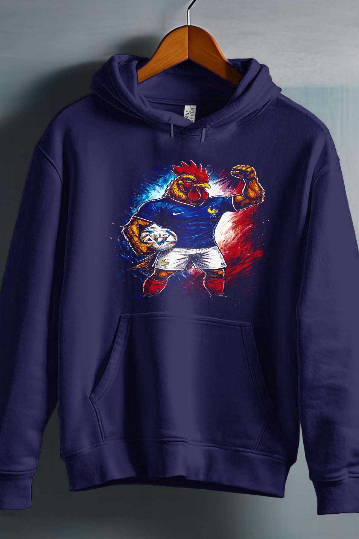 Großhändler I.A.L.D FRANCE - Frankreich 1 Maskottchen - Kapuzenpullover Herren