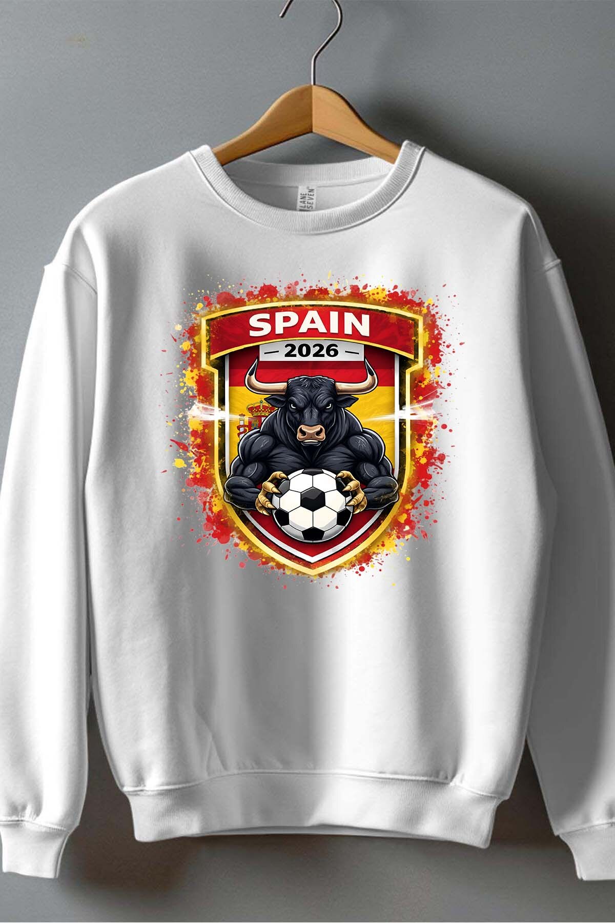Großhändler I.A.L.D FRANCE - Patch Spanien - Rundhals-Sweatshirt Herren