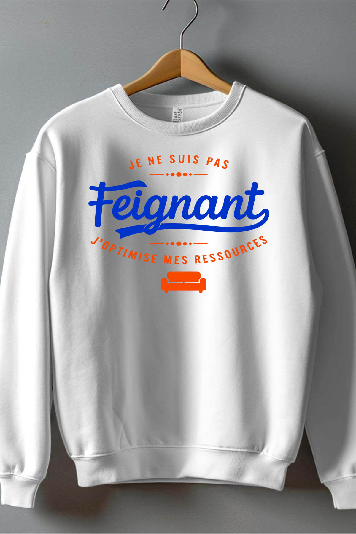 Großhändler I.A.L.D FRANCE - Optimiert vortäuschen - Herrenrunde Nacken -Sweatshirt