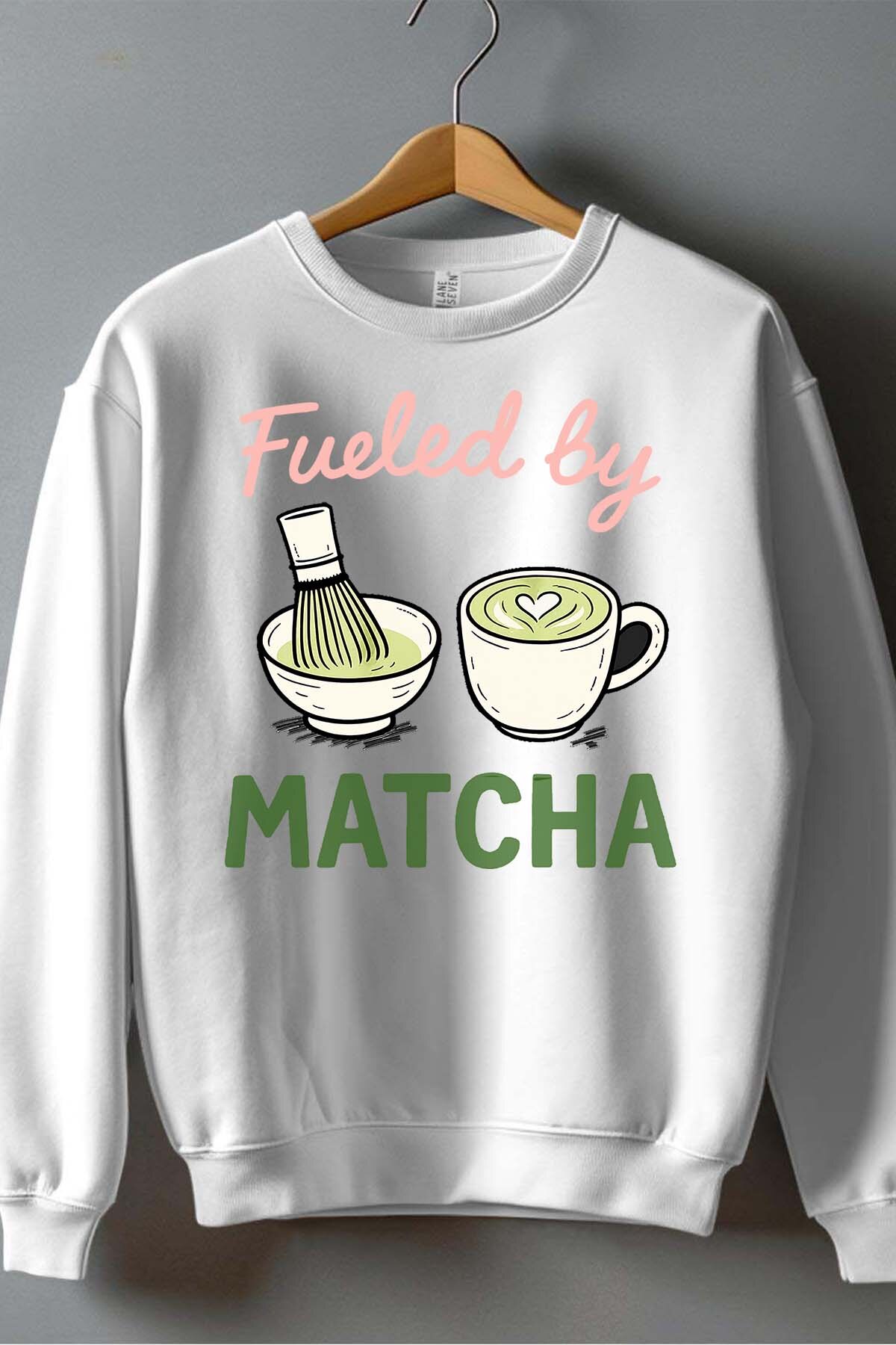 Grossiste I.A.L.D FRANCE - Fueled by matcha - Sweat Col Rond Homme