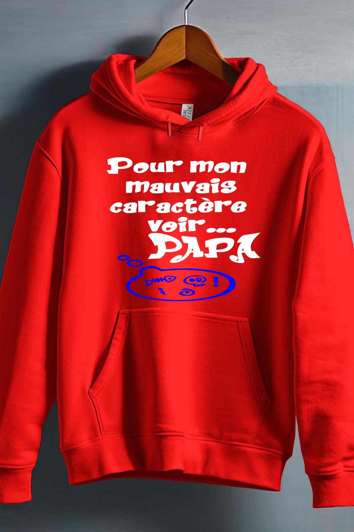 Grossista I.A.L.D FRANCE - Cattivo carattere - Felpa con cappuccio Uomo