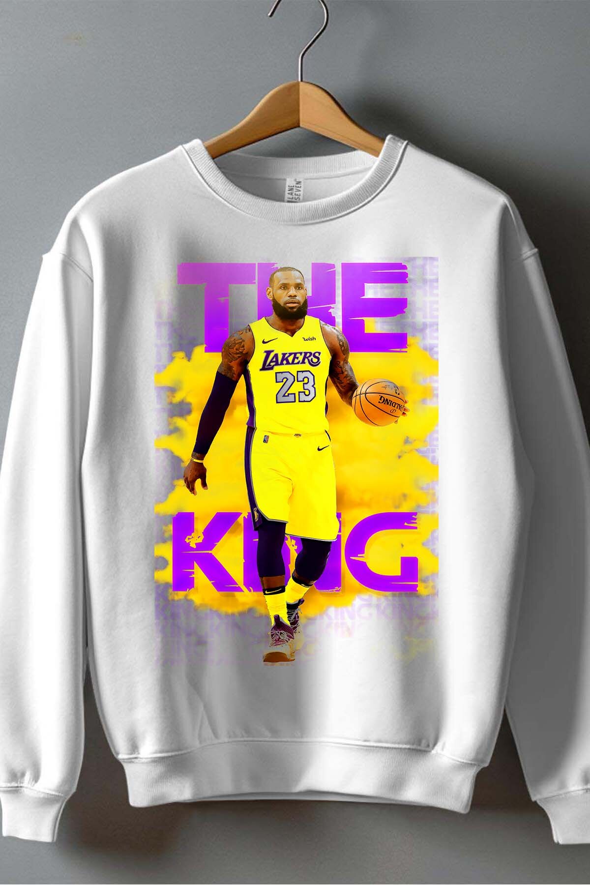Grossiste I.A.L.D FRANCE - Purple Reign - Sweat Col Rond Homme
