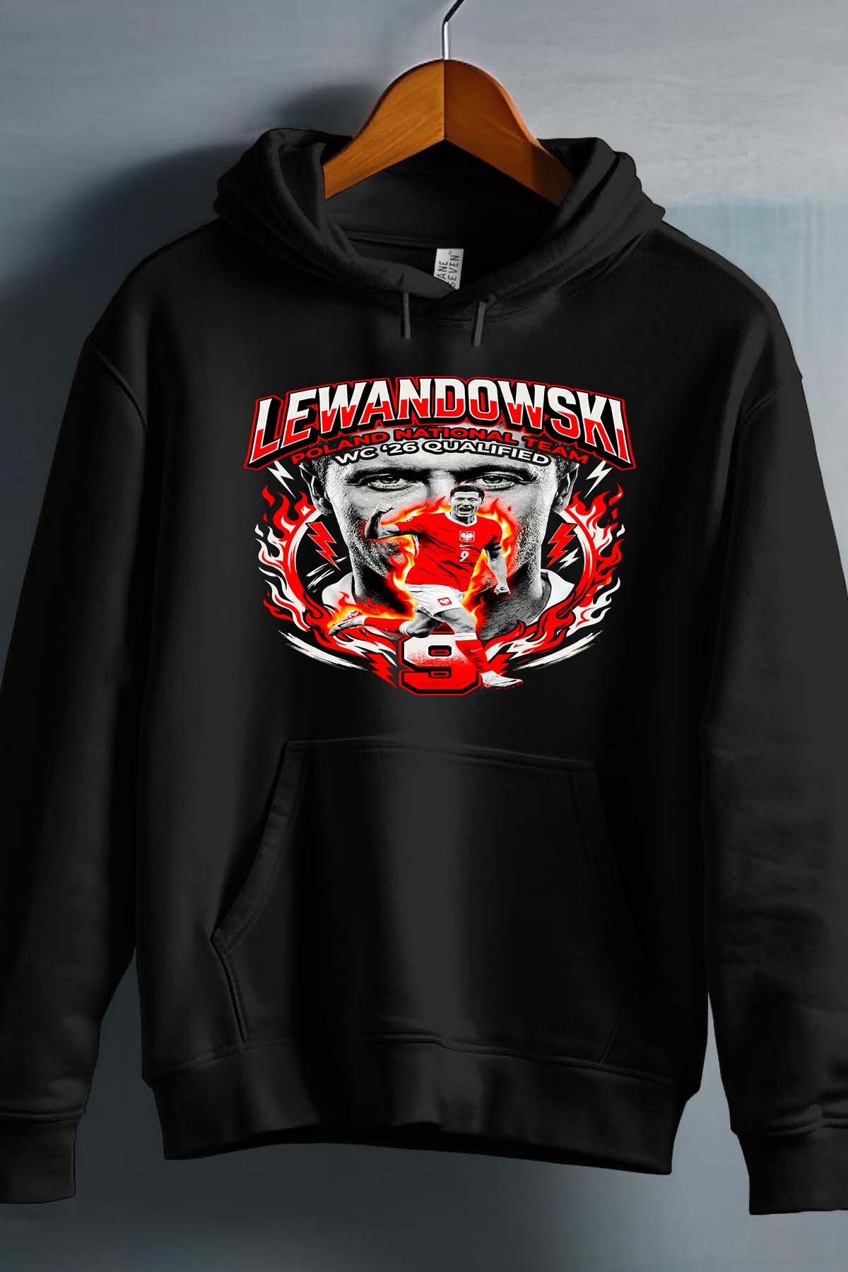Grossista I.A.L.D FRANCE - Lewandowski BOOTLEG1 - Felpa con cappuccio Uomo