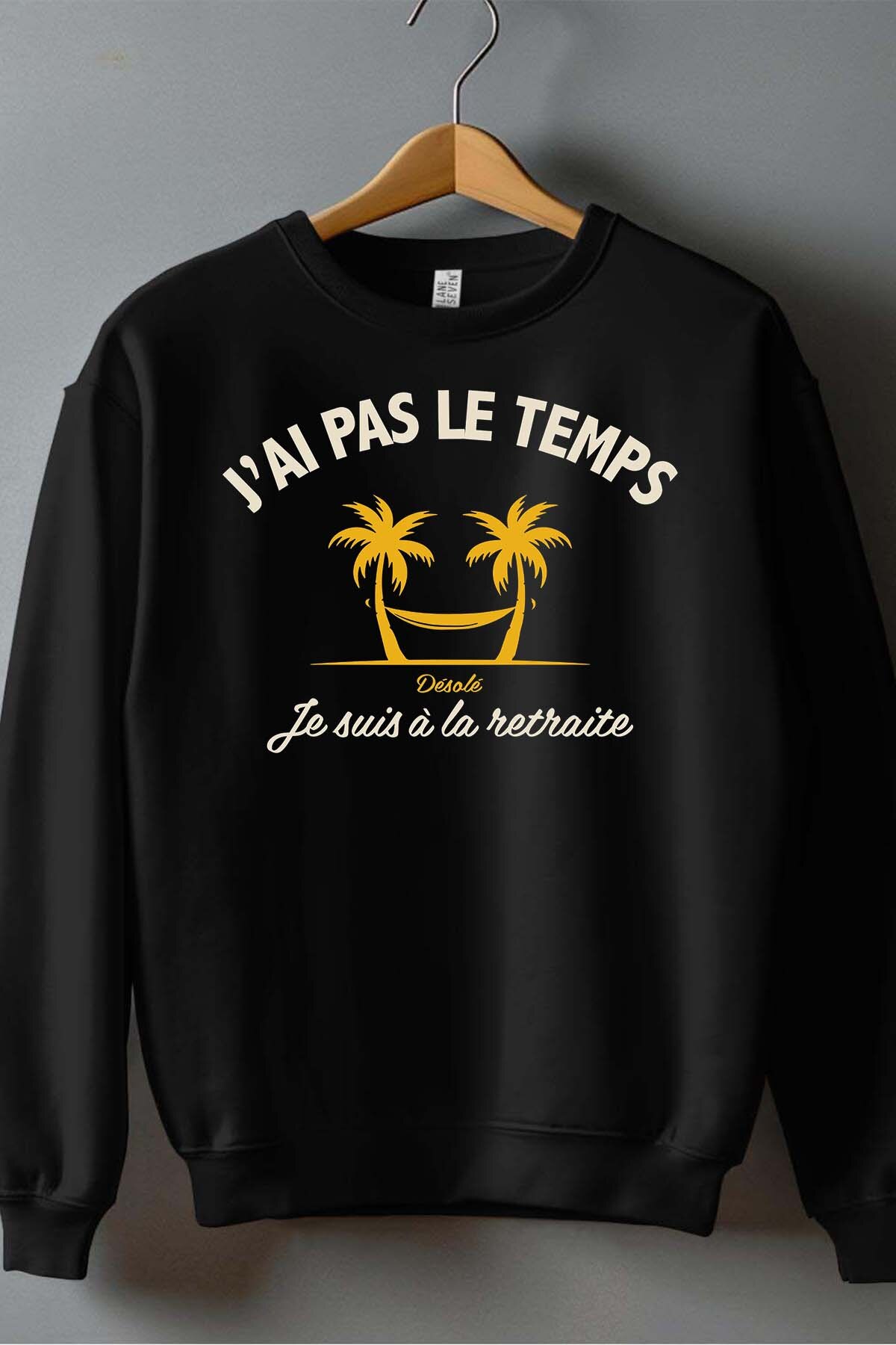Grossista I.A.L.D FRANCE - Pas tps Retraite - Felpa girocollo uomo