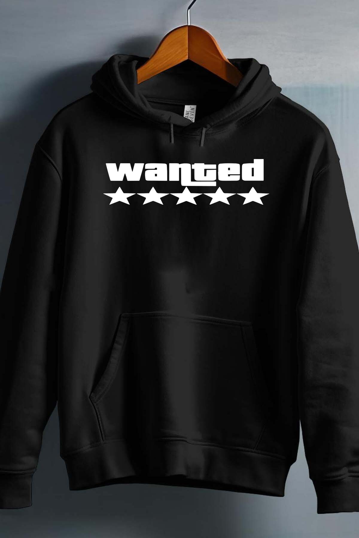 Grossista I.A.L.D FRANCE - Wanted Stars - Felpa con cappuccio Uomo