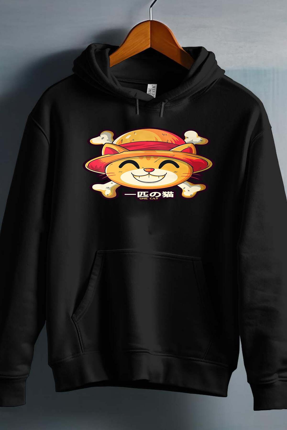 Grossiste I.A.L.D FRANCE - One Lucky Cat - Sweat Capuche Homme