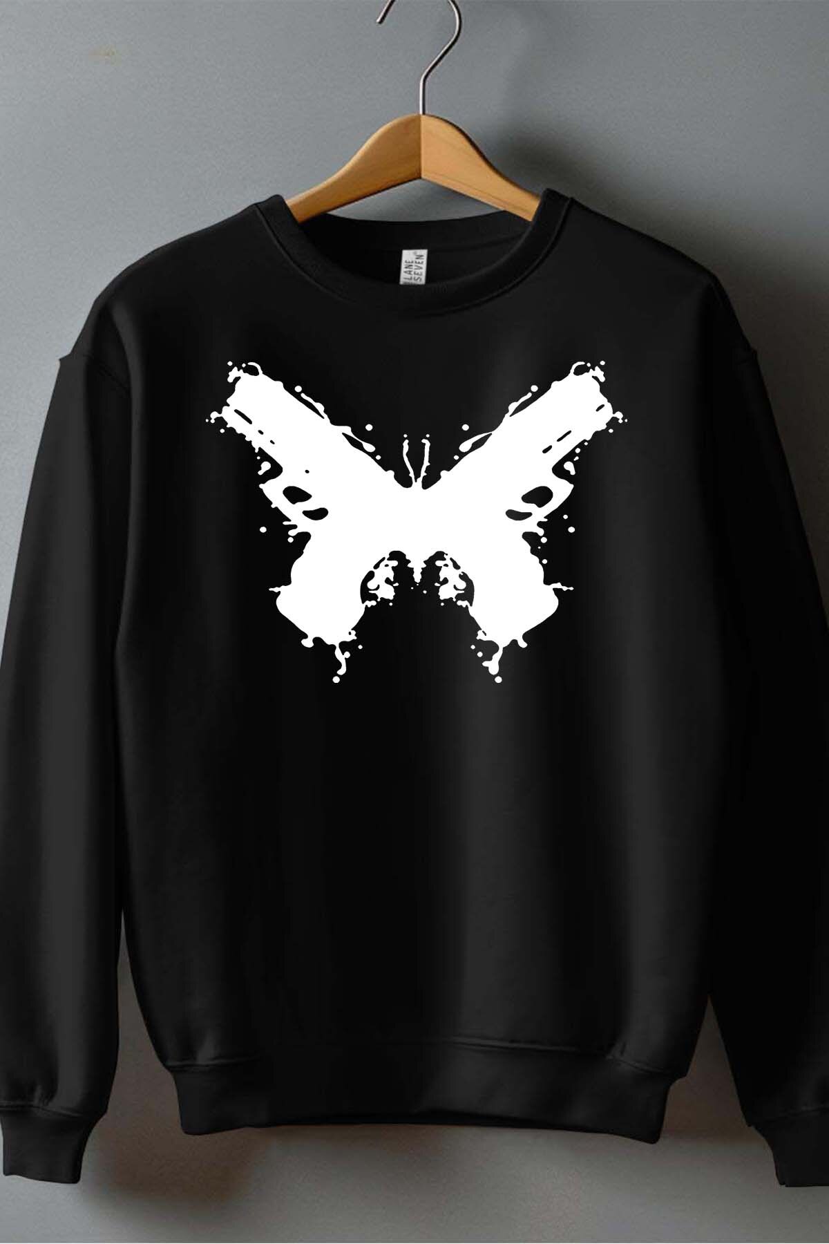 Grossista I.A.L.D FRANCE - Gun Butterfly - Felpa girocollo uomo