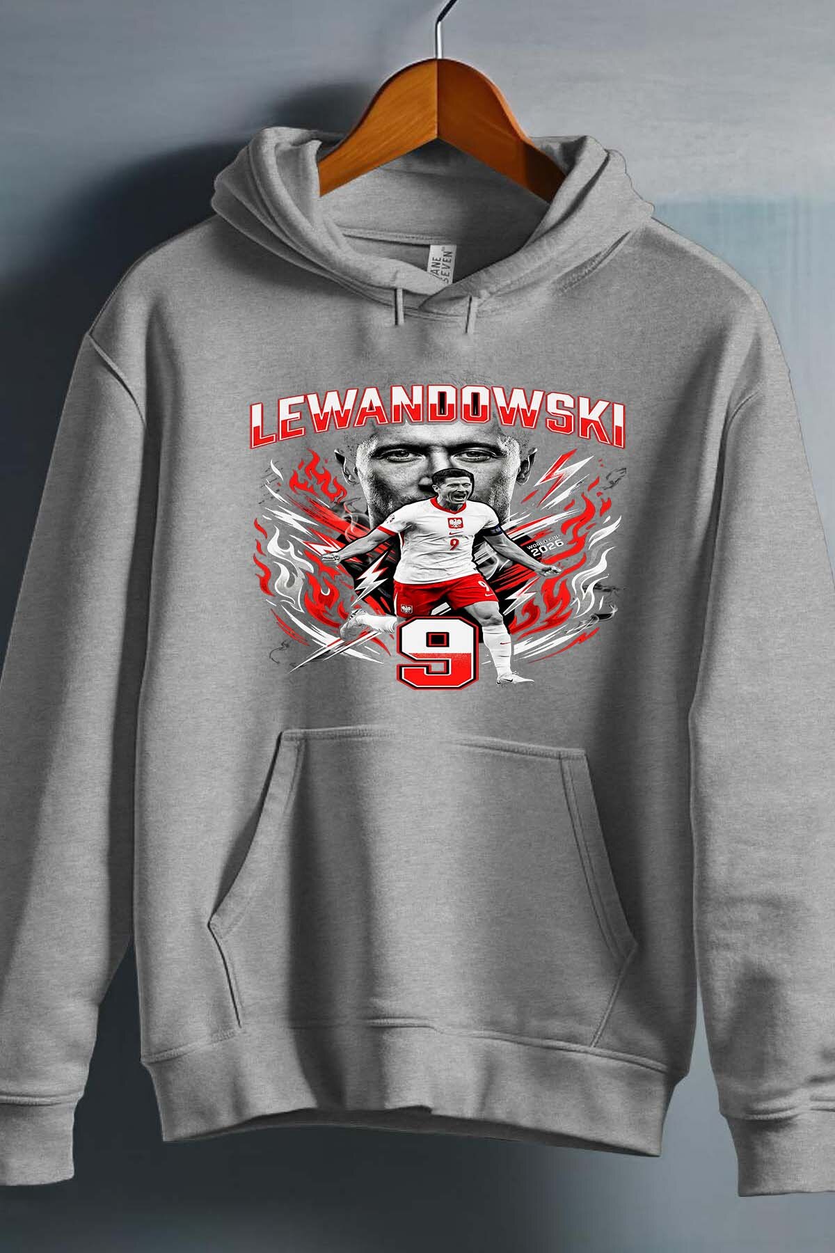 Grossista I.A.L.D FRANCE - Lewandowski BOOTLEG2 - Felpa con cappuccio Uomo