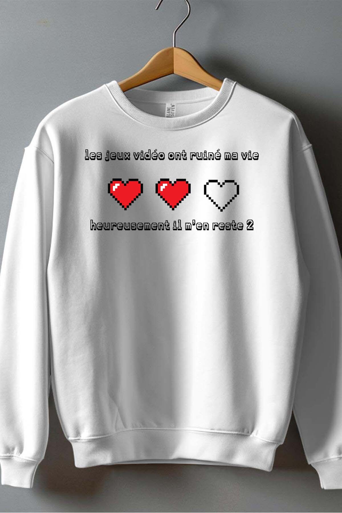Großhändler I.A.L.D FRANCE - Videospiele ruiniert - Crewneck Sweatshirt Herren