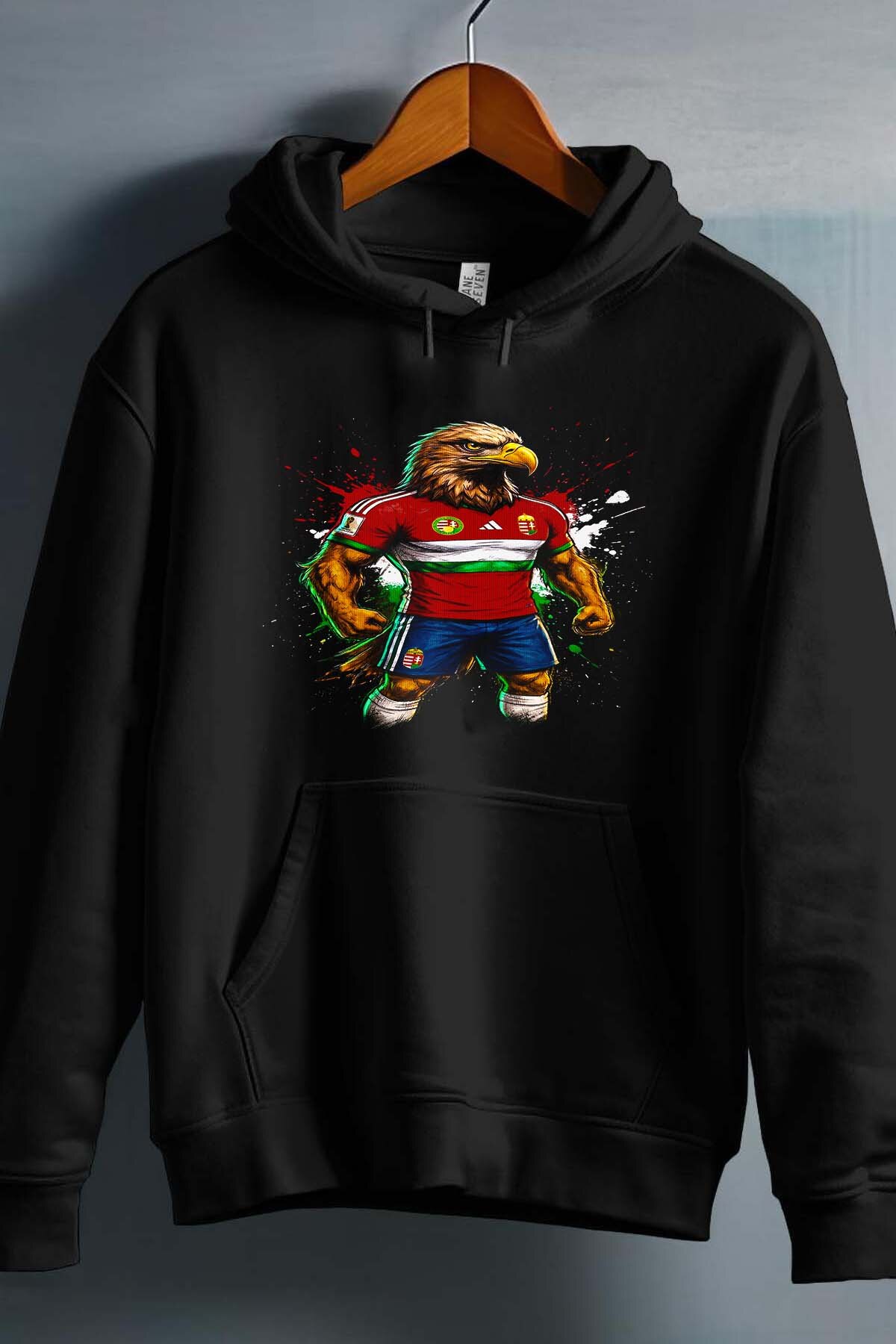 Großhändler I.A.L.D FRANCE - Hungria 1 Maskottchen - Kapuzenpullover für Herren