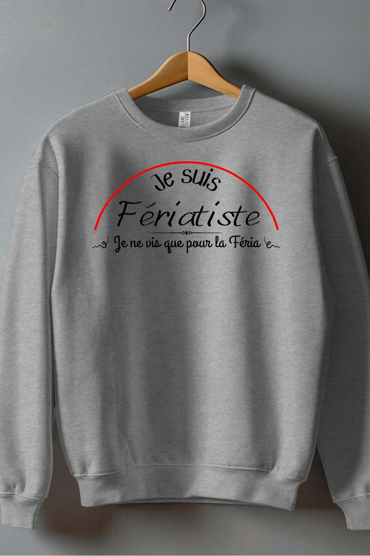 Grossiste I.A.L.D FRANCE - Je suis feriatiste - Sweat Col Rond Homme