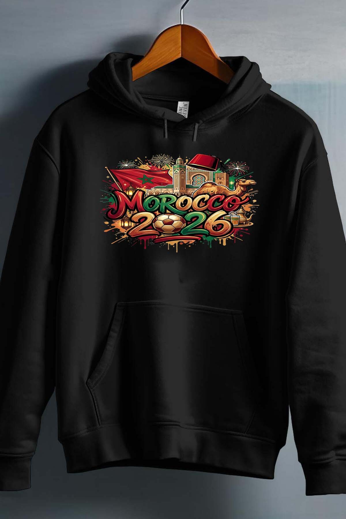 Grossiste I.A.L.D FRANCE - Cdm26 Morocco - Sweat Capuche Homme
