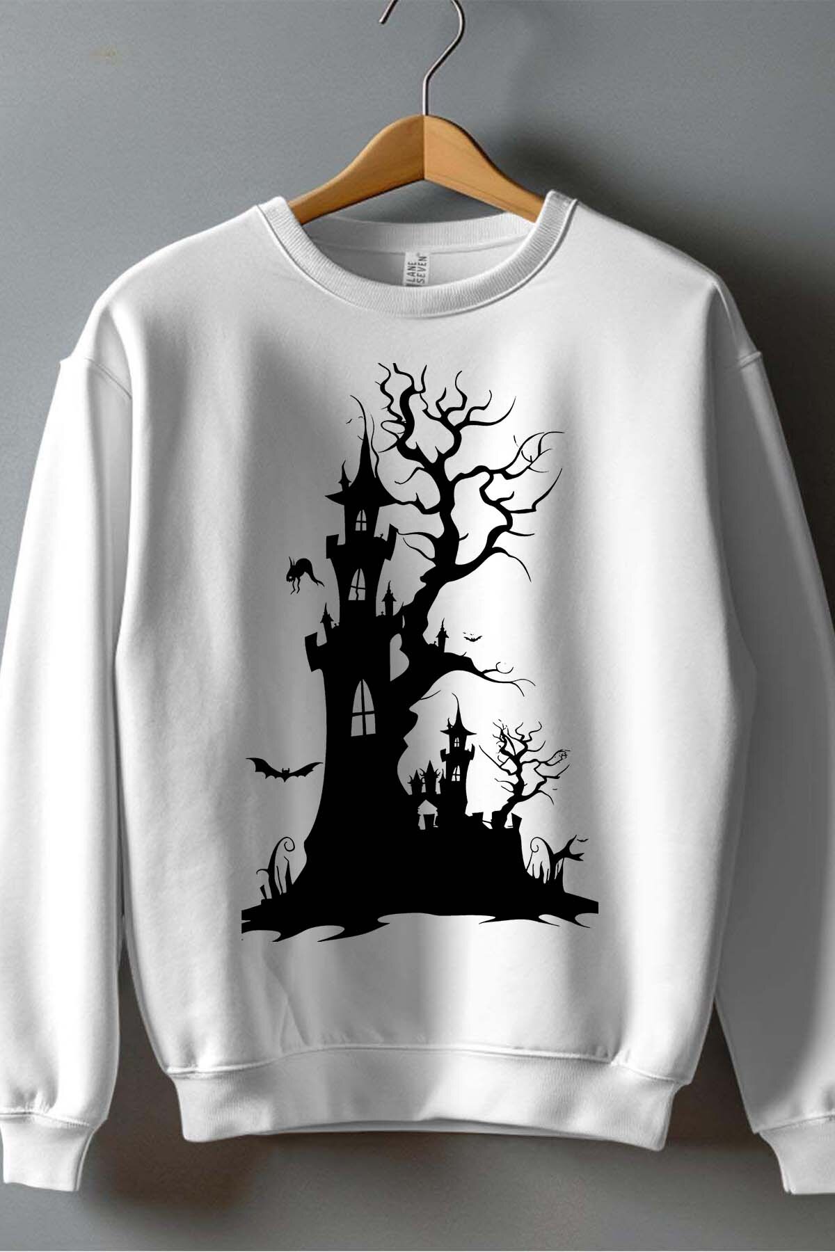 Grossiste I.A.L.D FRANCE - Halloween tree - Sweat Col Rond Homme