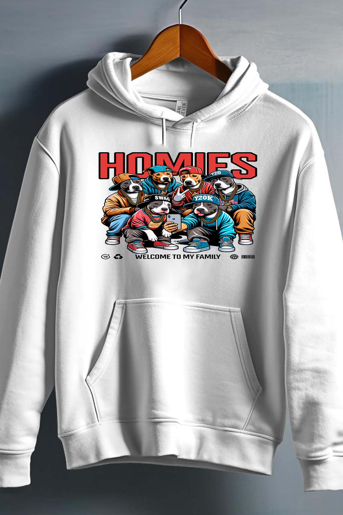 Wholesaler I.A.L.D FRANCE - Homies dogs - Hooded sweatshirt Man