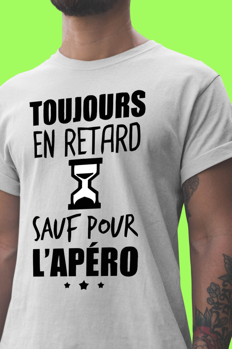 Mayorista I.A.L.D FRANCE - Camiseta de cuello redondo para hombre | no puedo OM