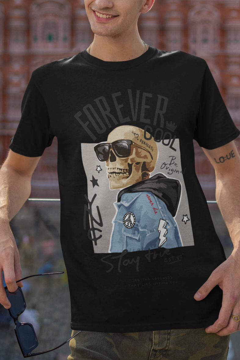 Grossiste I.A.L.D FRANCE - T-shirt Homme Col Rond | Forever cool