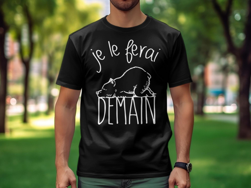 Grossiste I.A.L.D FRANCE - T-shirt Homme | je le ferai demain