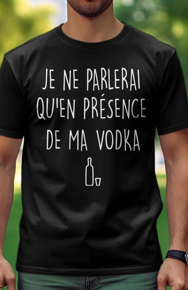 Wholesaler I.A.L.D FRANCE - Men's T-shirt | présence ma vodka