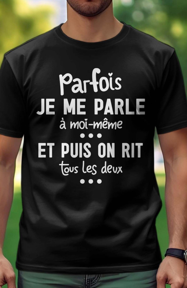 Großhändler I.A.L.D FRANCE - Herren-T-Shirt | manchmal rede ich mit mir selbst