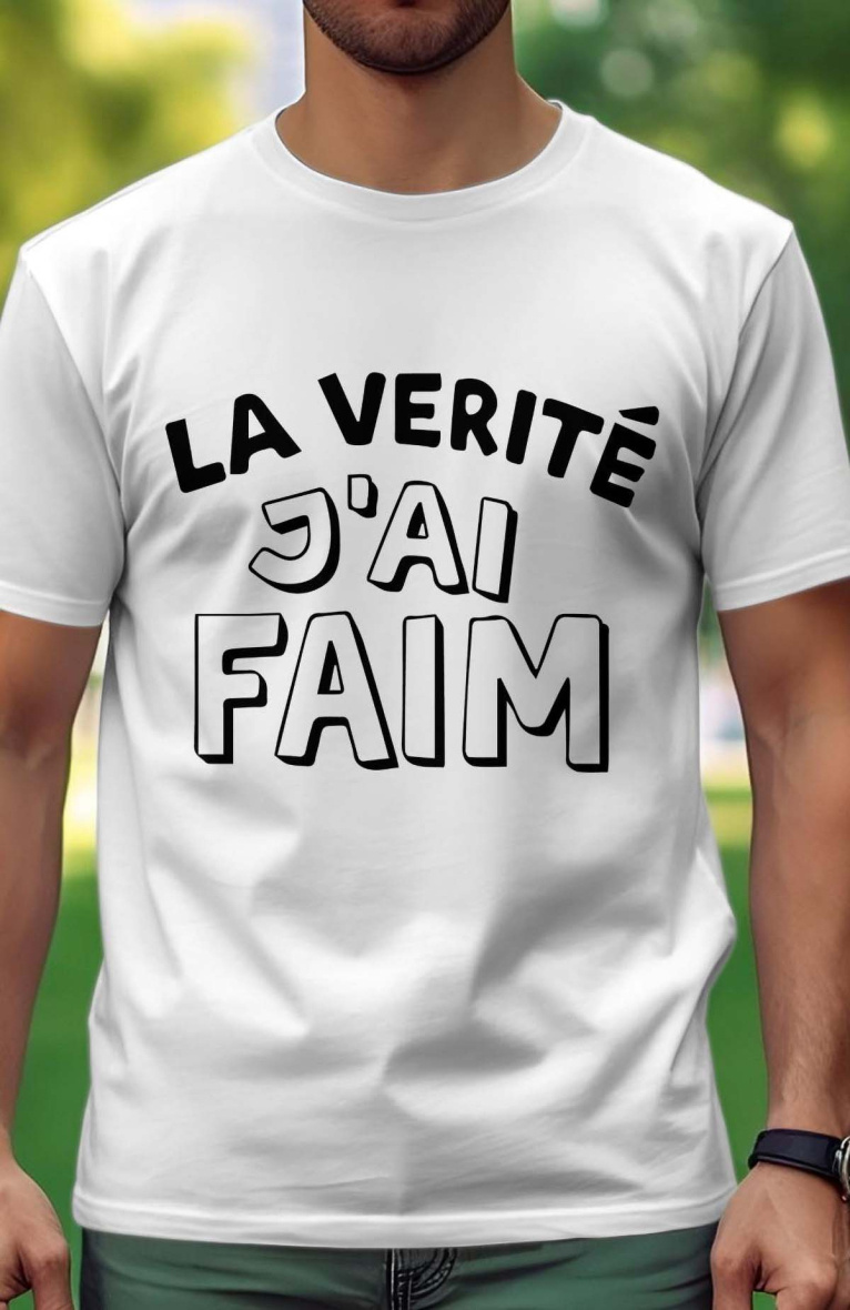 Großhändler I.A.L.D FRANCE - Herren-T-Shirt | Ich bin hungrig