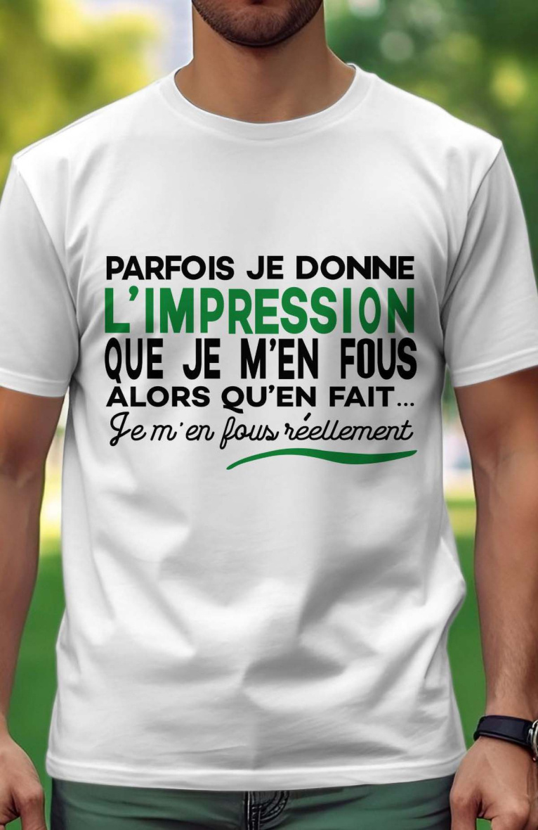 Großhändler I.A.L.D FRANCE - Herren-T-Shirt | Der Eindruck ist mir egal