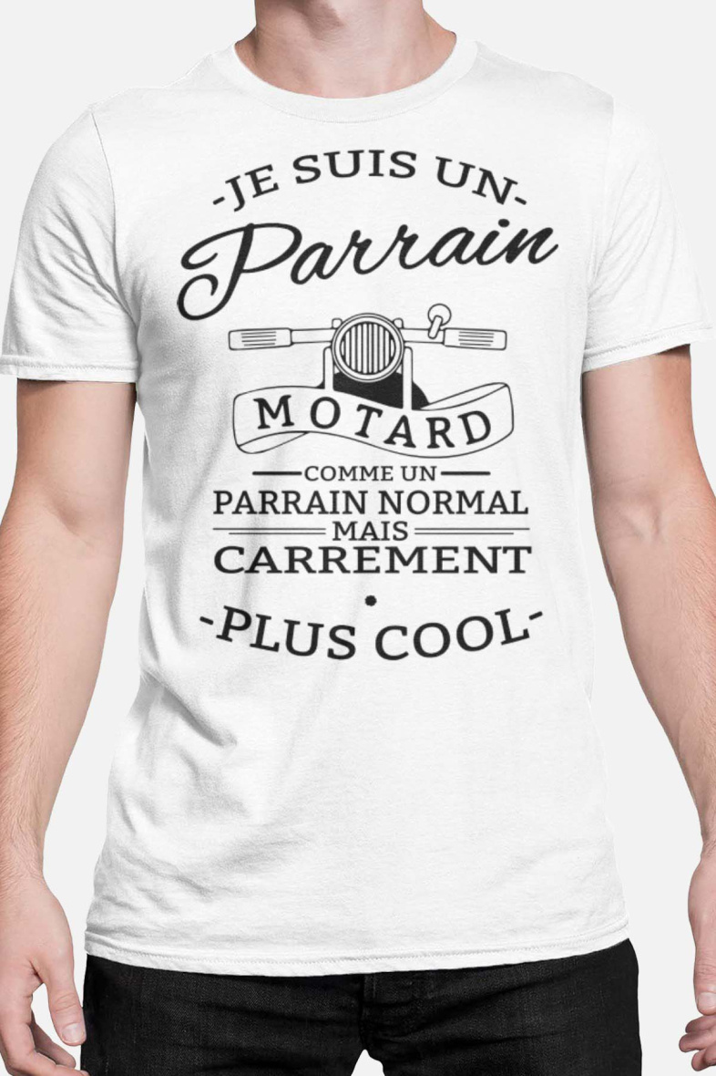 Grossiste I.A.L.D FRANCE - T-shirt Homme | parrain MOTARD + cool