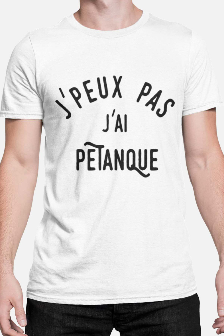 Grossiste I.A.L.D FRANCE - T-shirt Homme | peux pas petanque V2