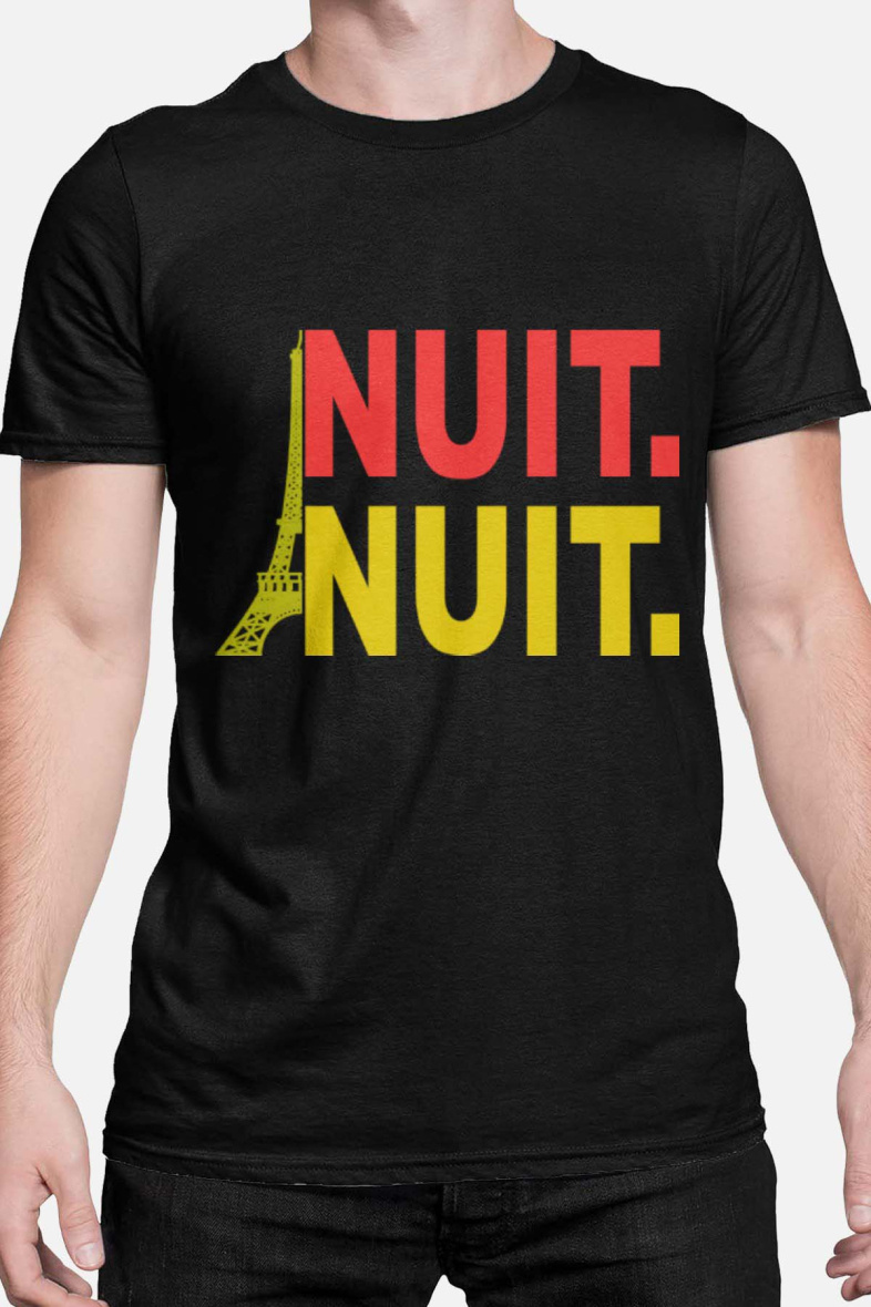 Grossiste I.A.L.D FRANCE - T-shirt Homme | NUIT COLOR