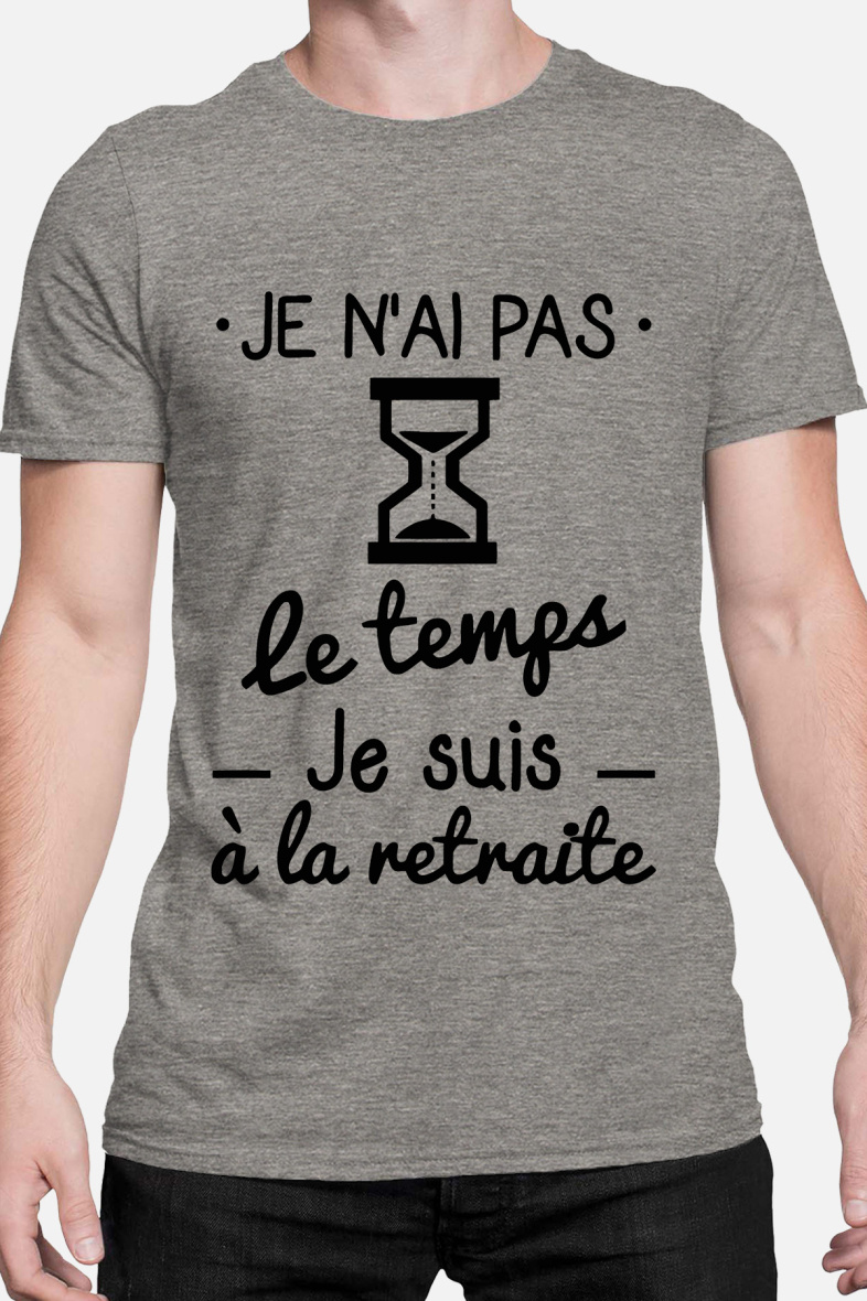 Grossiste I.A.L.D FRANCE - No temps retraite - TShirt Homme