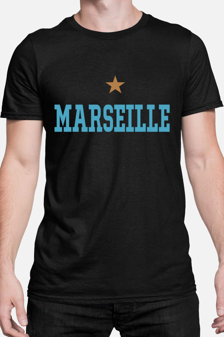 Grossiste I.A.L.D FRANCE - marseille 1 etoile - TShirt Homme